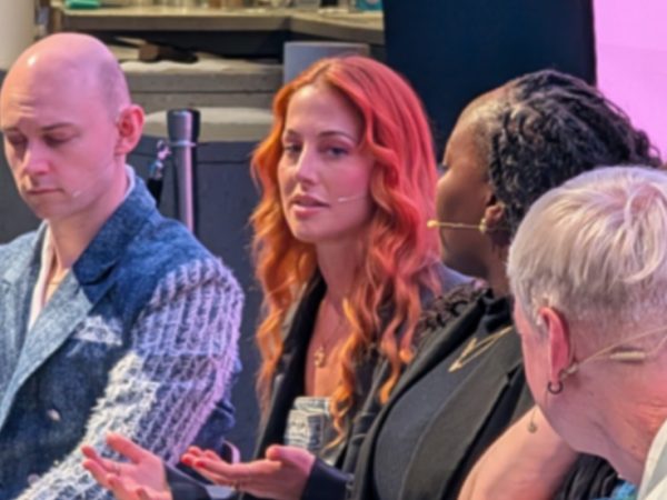 Ali Barclay at Pride WIde’s Create Hope event.