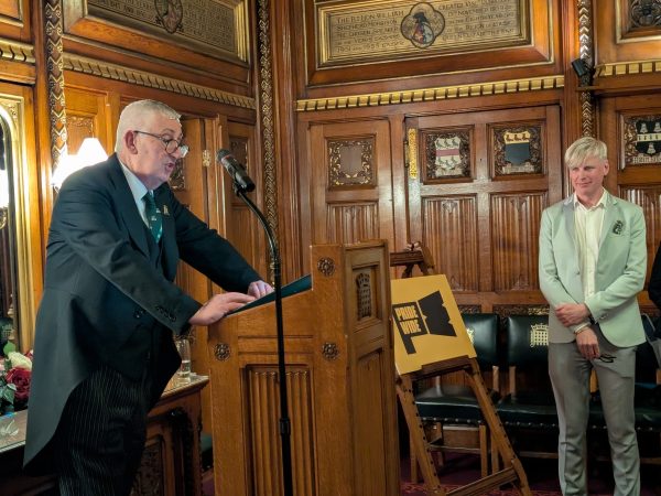 Mr Speaker, SIr Lindsay Hoyle hosts the launch of Pride Wide.